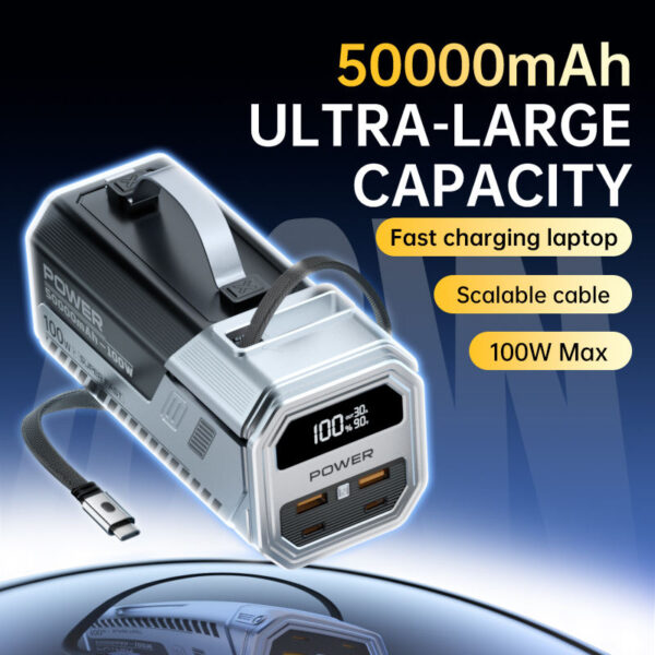 H1d9b7d693c054201a5d55fd07d8ff8e89 X3 50,000mAh 100W Laptop Power Bank