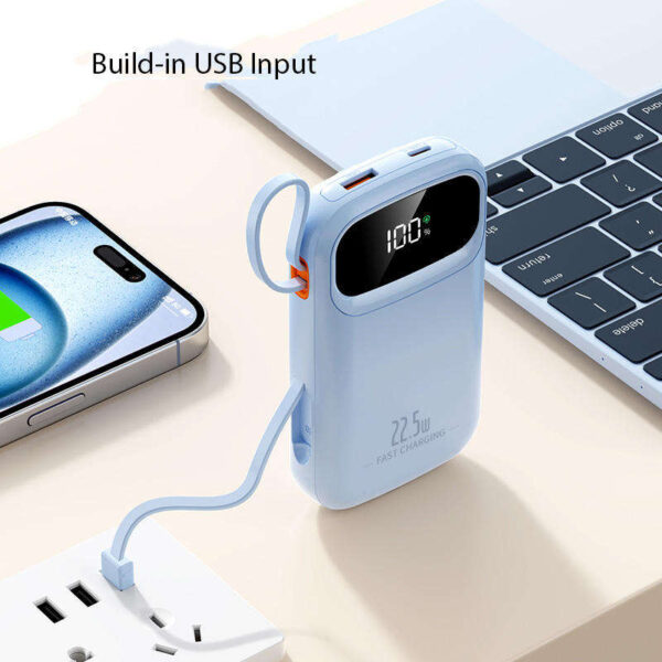 H7468f674f62f47f7a52012b90fd03981d Y342 22.5W Dual-USB Fast-Charge Power Bank