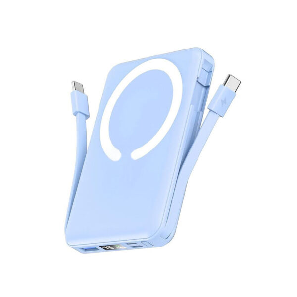 Ha8399e75e58147e0985efac9797d0be85 D012 10,000mAh 15W Magnetic Wireless Power Bank with Stand