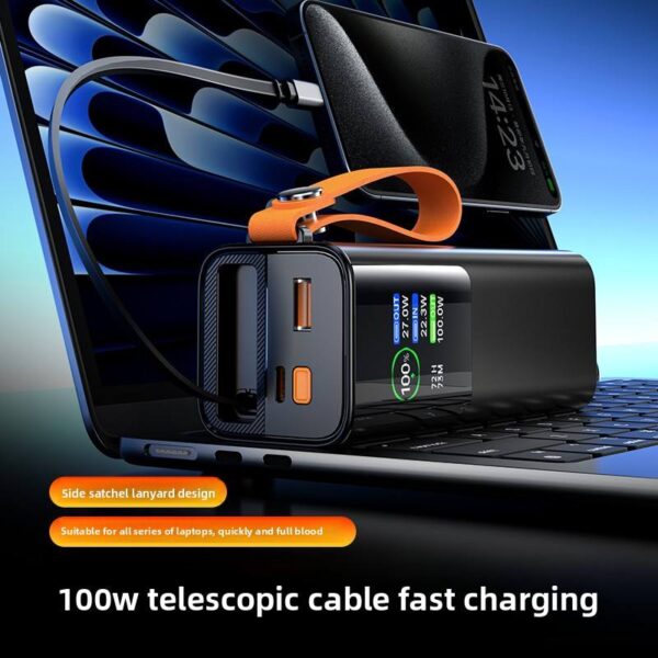 M10 20,000mAh 22.5W Power Bank with Built-In Cable