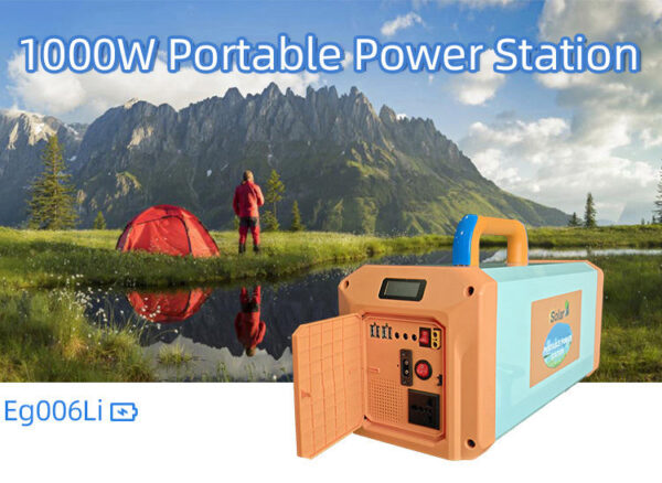 EG006 1000W 1280Wh LiFePO4 Portable Power Station